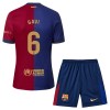 Oficiální Fotbalový Dres FC Barcelona Gavi 6 Domácí 2024-25 pro Děti